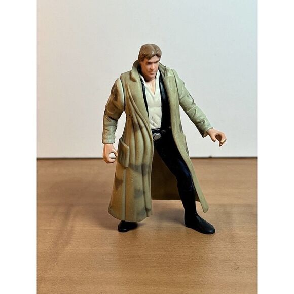 1997 Kenner Star Wars POTF 2 Han Solo Endor Gear Action Figure -Loose - Picture 1 of 6